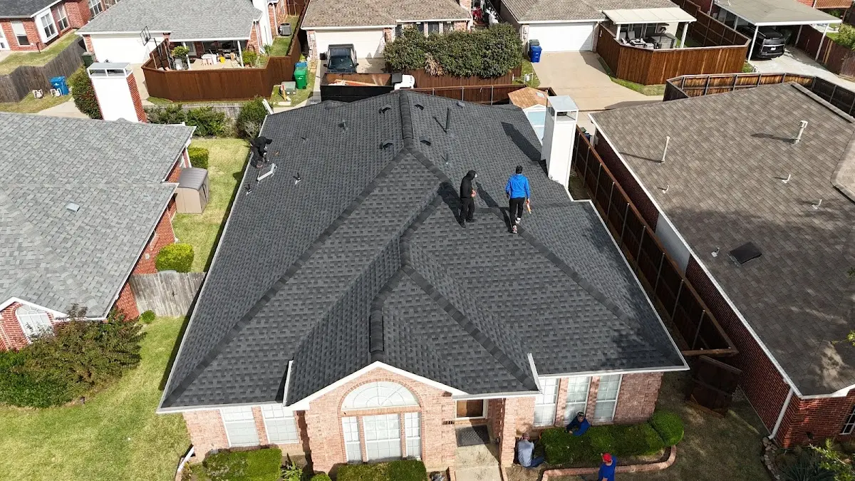 Slate & Tile Roof Repair work in progress on a Santa Clara property